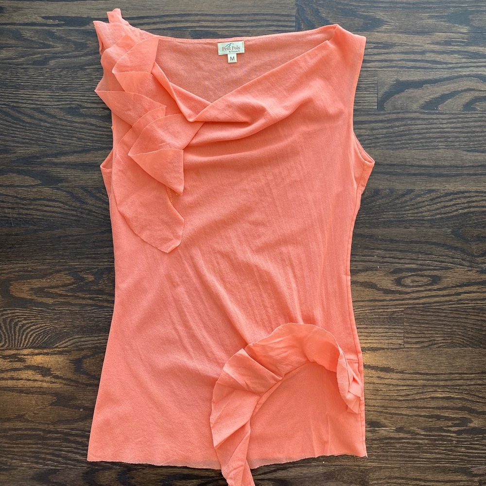 Vintage cowl neck shirt